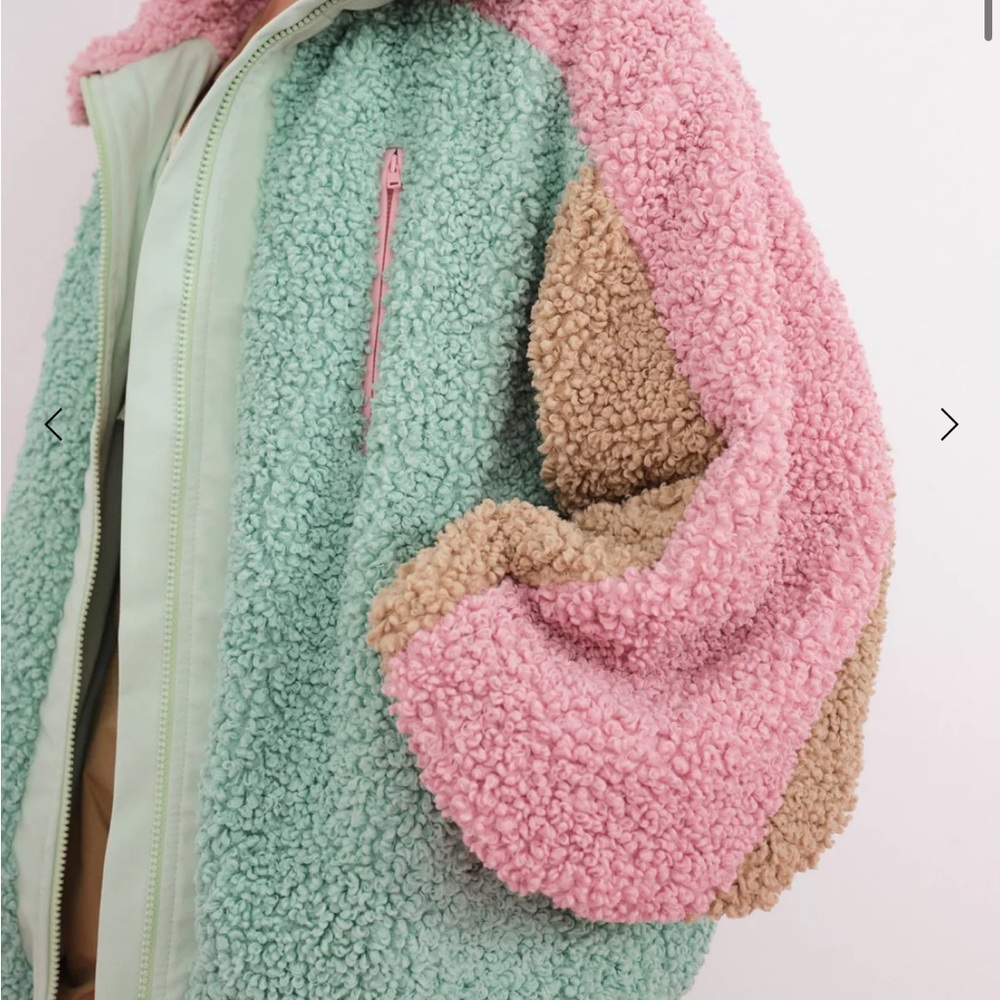 For love and lemons cozy zip-up jacket - Picture 4 of 6